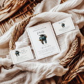 Photo Refined Blue Tooth Laurel Graduation 案内状