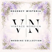 Regency Wisteria Wedding Table Number Card テーブルナンバー