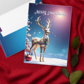 Reindeer Jewels Christmas Holiday Favor Box フェイバーボックス (この独立クリエイターのコレクションをカスタマイズ。)