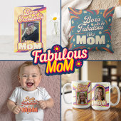 おもしろいレトロヴィンテージサイケデリックママ引用文タイポグラフィ ラウンド壁時計