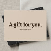 Retro Bold Serif Green Beige Brown デスクネームプレート