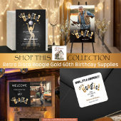 男性の60歳誕生日パーティーの写真 招待状