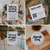 レトロ結婚の式典プログラムのイベント順序