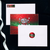 Christmas Return Address Self-inking Stamp セルフインキングスタンプ