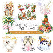 トレンディーモダンQRコードe-vite新年のパーティー 招待状