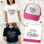 Pink Rodeo Crew Western Bachelorette Party ラウンドシール