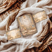 Romantic A New Chapter Bridal Shower 招待状