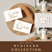 Romantic Floral Salon Hair Stylist エプロン