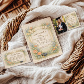 Romantic Pastel Graduation Party 招待状