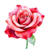 Elegant Pink Rose Bar Menu アクリルサイン