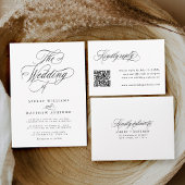 ロマン渦巻形のク結婚タイポグラフィ プレイスカード