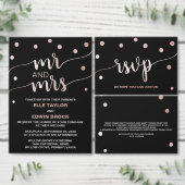 バラ金ゴールドとブラック | Glam Elopmentのお知らせ 案内状 (この独立クリエイターのコレクションをカスタマイズ。)