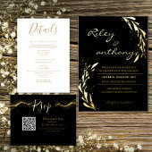 黒王室の結婚金のテーブル番号カード テーブルナンバー