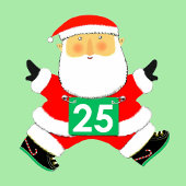 おもしろいクリスマスランナーギフトラベル ギフトタグ