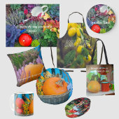 素朴カラフルな秋の庭 トートバッグ