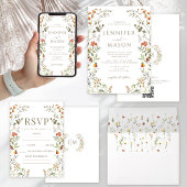 秋素朴の野結婚花の数 テーブルナンバー