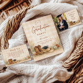 Photo Rustic Boots Graduation Party 案内状