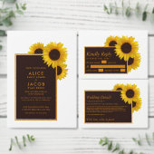 国素朴のヒマワリ – フローラ結婚ズ テーブルナンバー (この独立クリエイターのコレクションをカスタマイズ。)