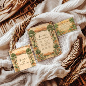 Rustic Desert Florals Birthday 招待状