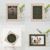 森素朴の緑のクリスマスツリーギフト フェイバータグ