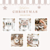 ハウディ素朴クリスマスカウボーイハット 招待状