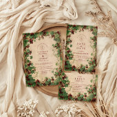 Rustic Ivy Romance Wedding 出欠カード