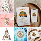 オレンジ素朴色のトラック小さなかぼちゃの赤ちゃんシャワー スタンダードカクテルナプキン