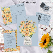 ひまわり素朴ブーケ水彩色 プログラム