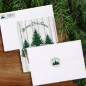 Rustic Woodland Christmas Photo 鍋敷き