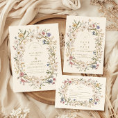 ウッドラ素朴ンドファーン結婚ズ 招待状