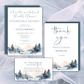 ウッドランド素朴ウィンターフォレストレシピカード