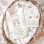 Sage Daisy Silly Goose Diapper Raffle エンクロージャーカード