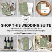 応援サージグリーンエレガントフローラ結婚ズ ワインラベル