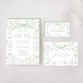 セージボウベイビーシャワーブック エンクロージャーカード