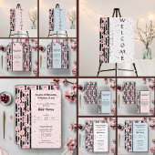 桜春さくらんぼ花ベビーシャワー スタンダードカクテルナプキン