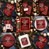 サンタベビー |クリスマスベビーシャワー スクエアペーパーコースター