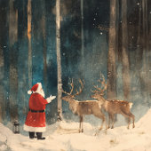 サンタ・トナディア・ヴィンテージ・クリスマス ラッピングペーパーシート