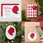 秘密サンタクロース父クリスマスレッドハット スタンダードランチョンナプキン