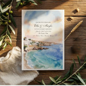 Santorini Wedding Seating Chart  ポスター
