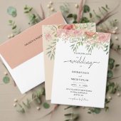 ビクトリアン赤面ピンクのバラの水彩画 バスタオルセット (この独立クリエイターのコレクションをカスタマイズ。テスト)