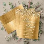 きらびやかな金箔エレガントな結婚式 招待状 (この独立クリエイターのコレクションをカスタマイズ。テスト)