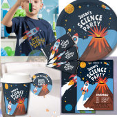 科学者パーティーステムロケット科学の子供 スタンダードカクテルナプキン