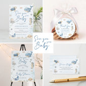 Sea You Soon Baby Shower Invitation 招待状