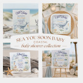Sea You Soon ベビーシャワー 招待状