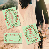 健康な夏のイチゴ結婚の品種 招待状