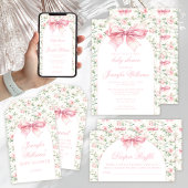 みすぼらしいシックなピンクの弓の赤ん感謝してい坊シャワーあなたのステッカー ラウンドシール