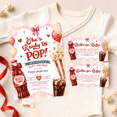 出産準備完了 ソーダ ベビーシャワー オールインワン 招待状