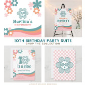 テン誕生日ガールパーティの招待状 招待状