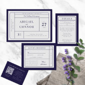 ライお洒落モダンンNavy & Gray セーブザデート