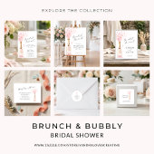 Minimalist Photo Bridal Shower Thank You Card 招待状